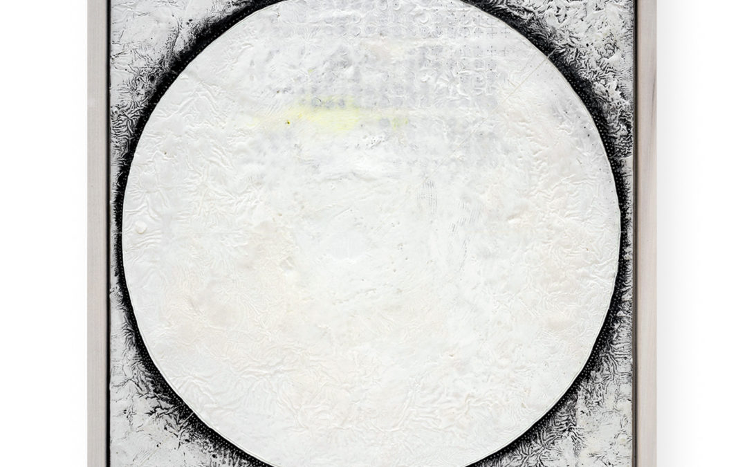 Sun + Moon (diptych) | detail of Moon