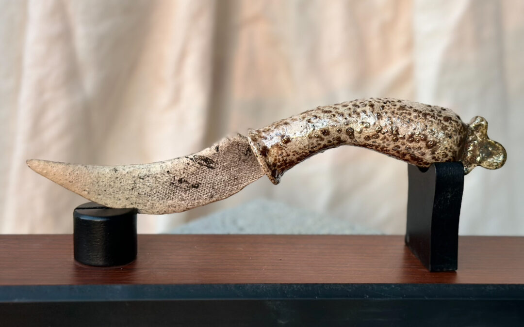 Dagger Emerged from Clay by Naomi Neiel